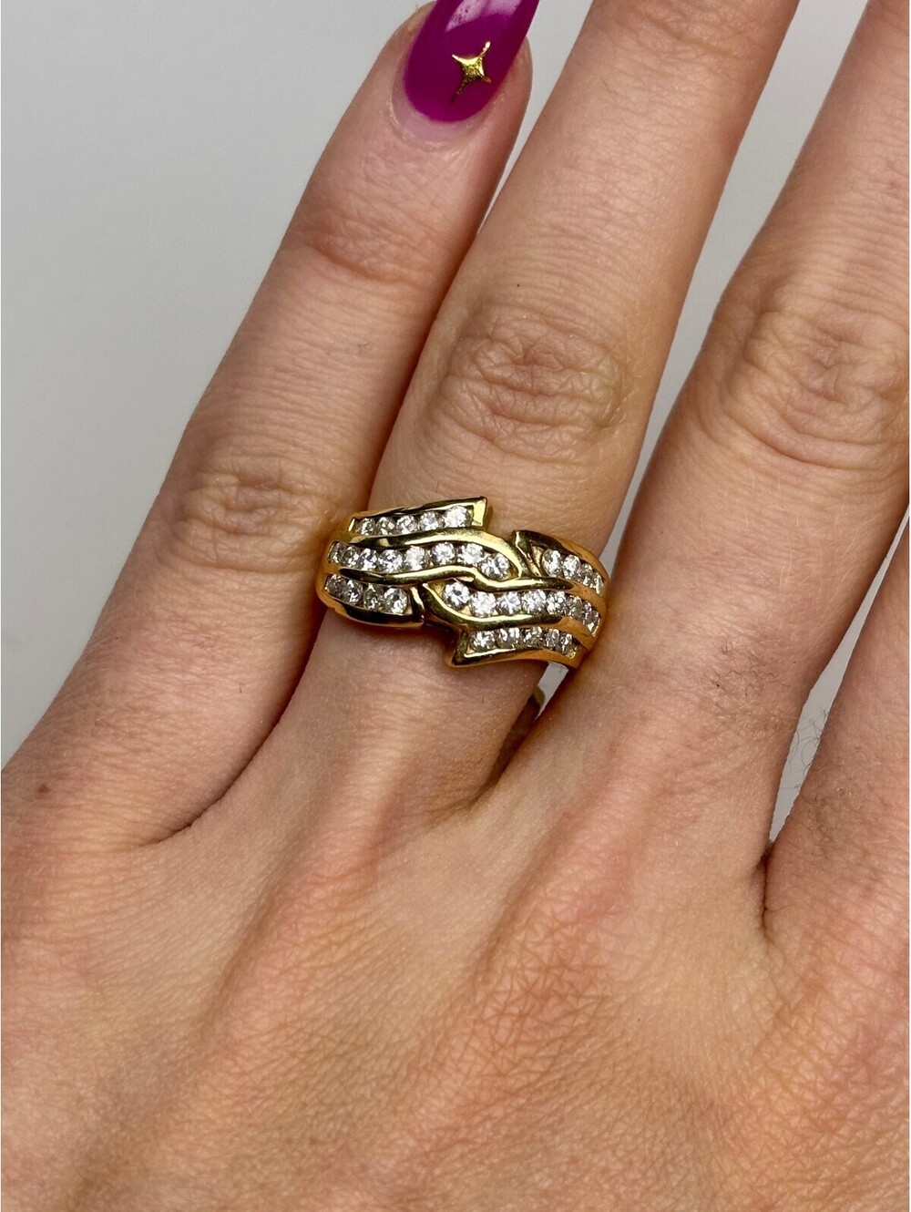 14k Yellow Gold Diamond Ring